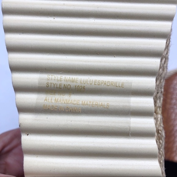 NEW Electric Karma Lulu Espadrille Camel Snakeskin Size 7 NWT - Picture 5 of 7